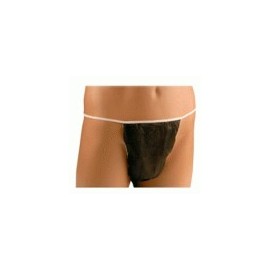 Tangas desechables negros Hombre